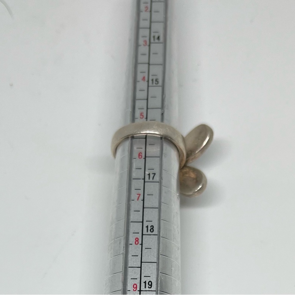 Sterling Silver Mop Flower Ring - image 3